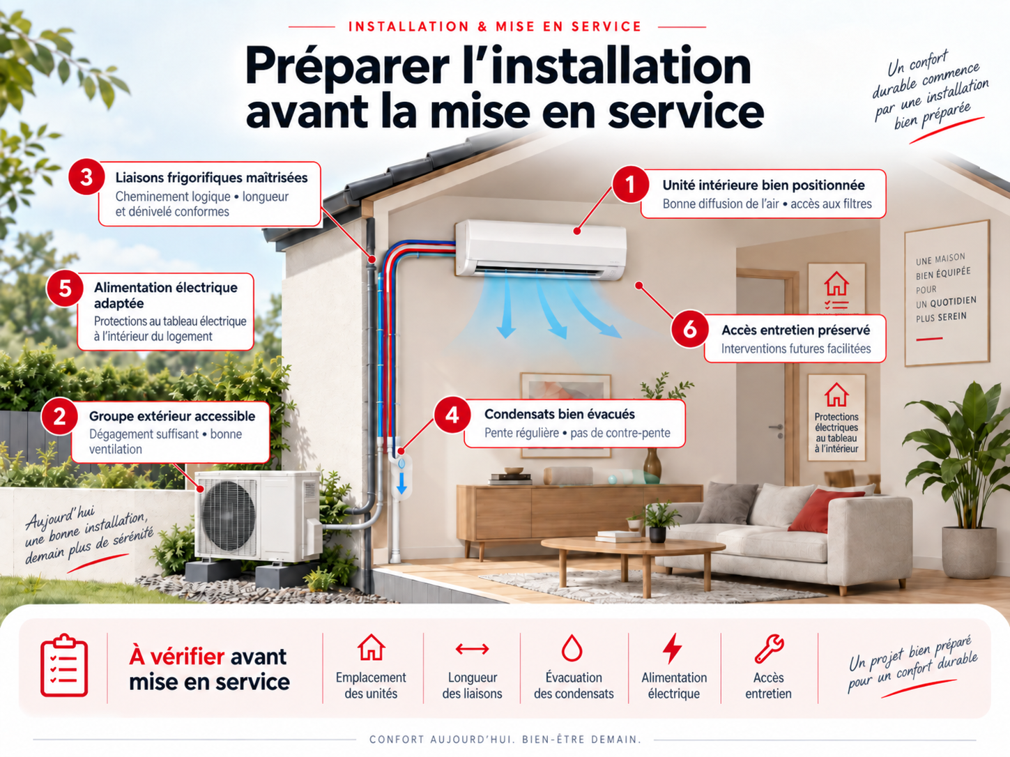 Lire la suite à propos de l’article Installation et mise en service d’une climatisation